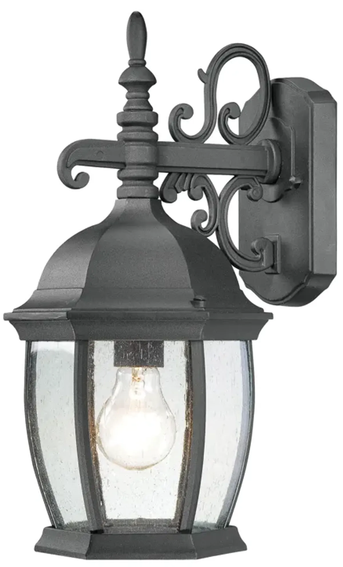 Covington 16" High 1-Light Outdoor Sconce - Black