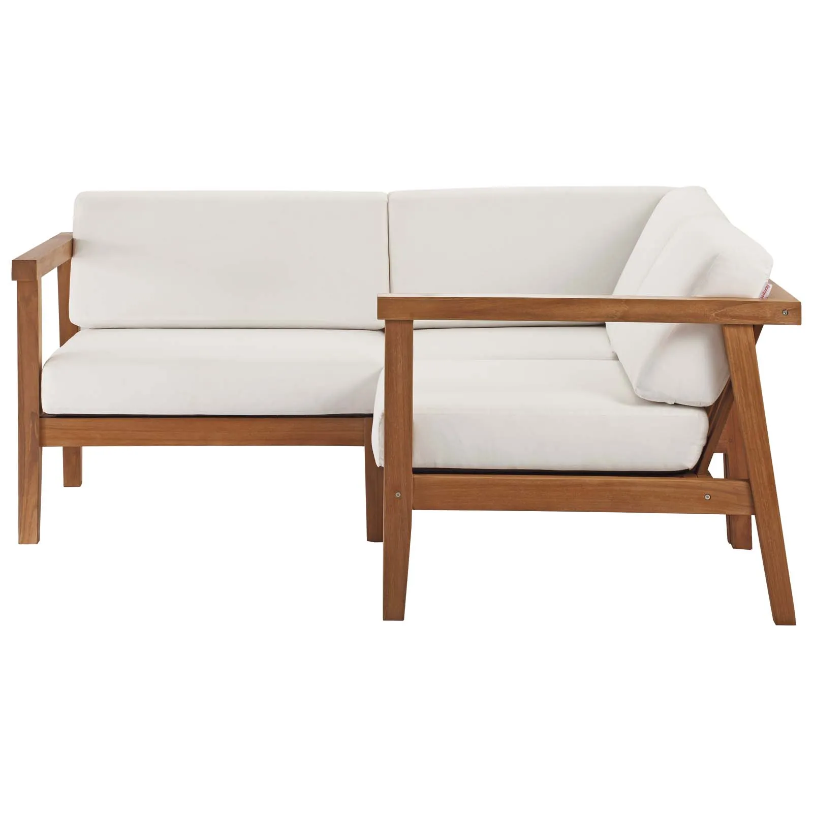 Bayport Teak 3-Piece Outdoor Sectional