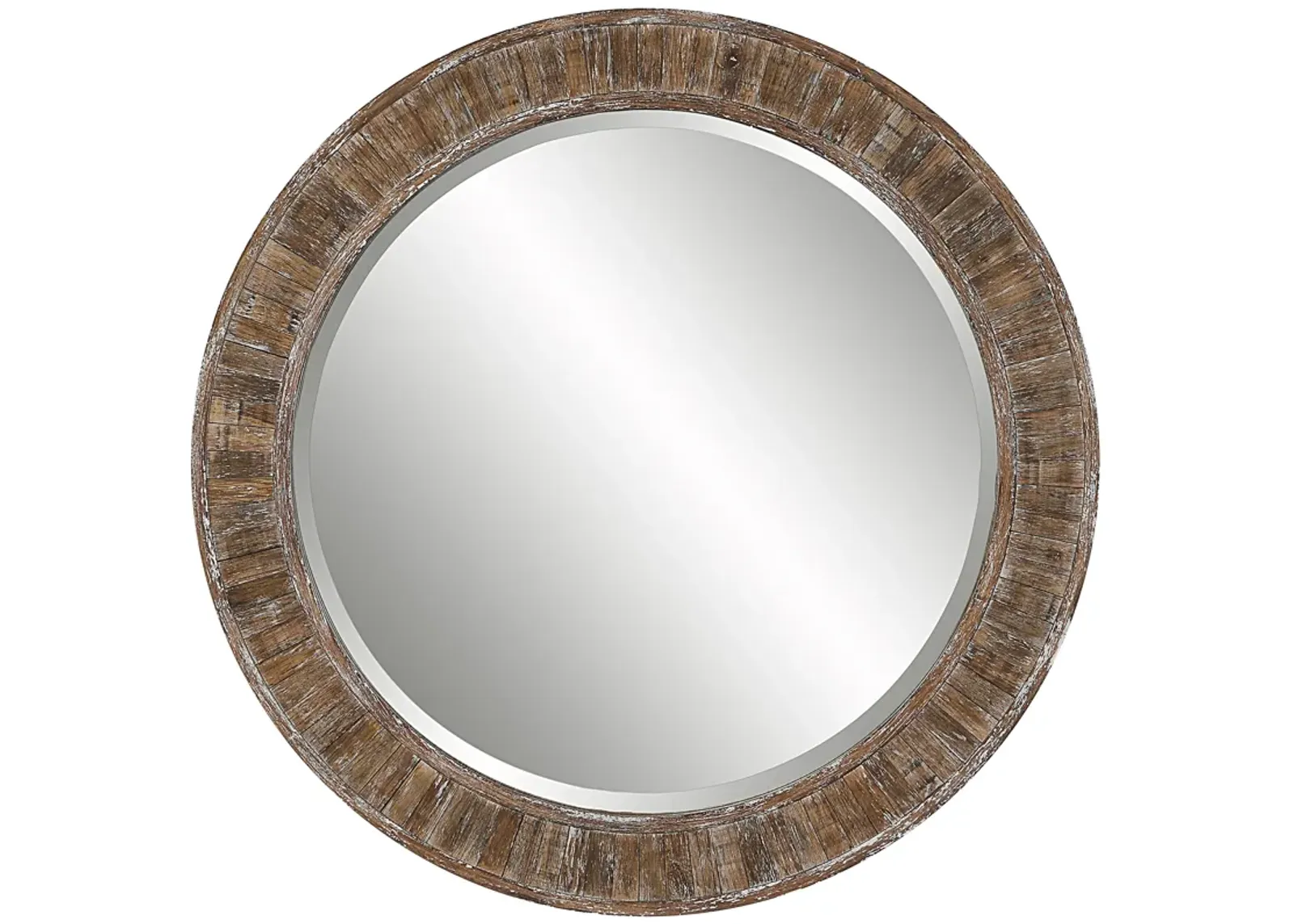 Dayton Weathered Pine Wall Mirror