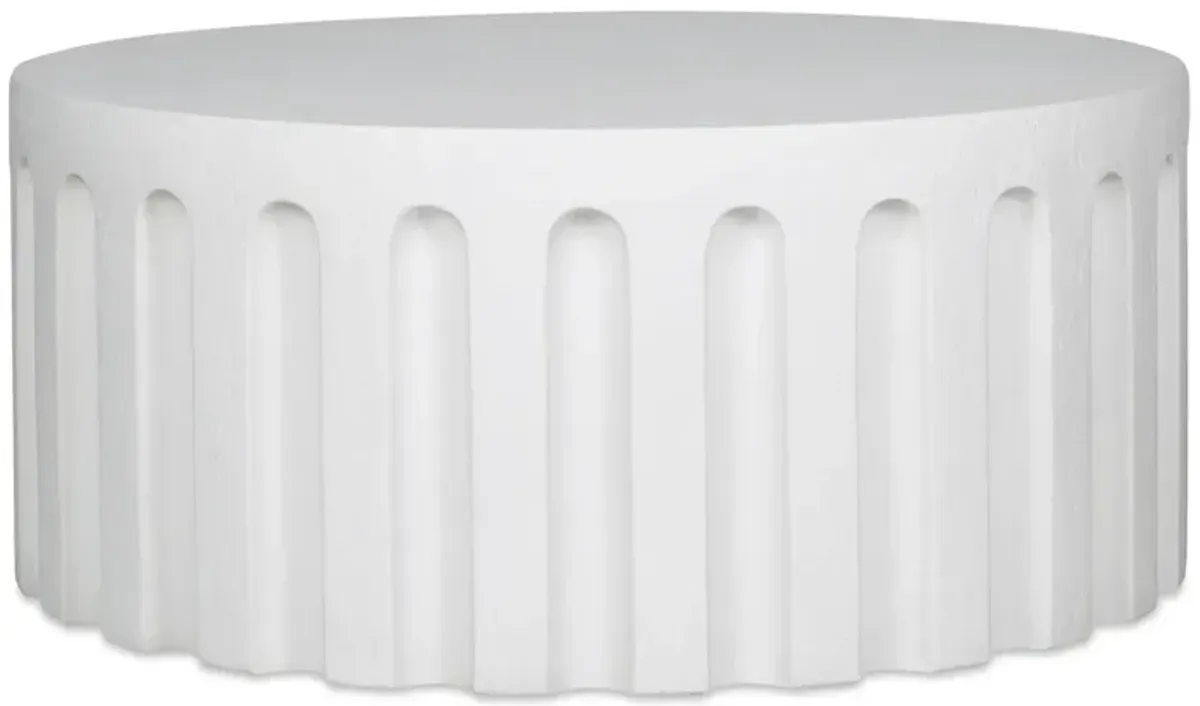 Eris Outdoor Coffee Table White