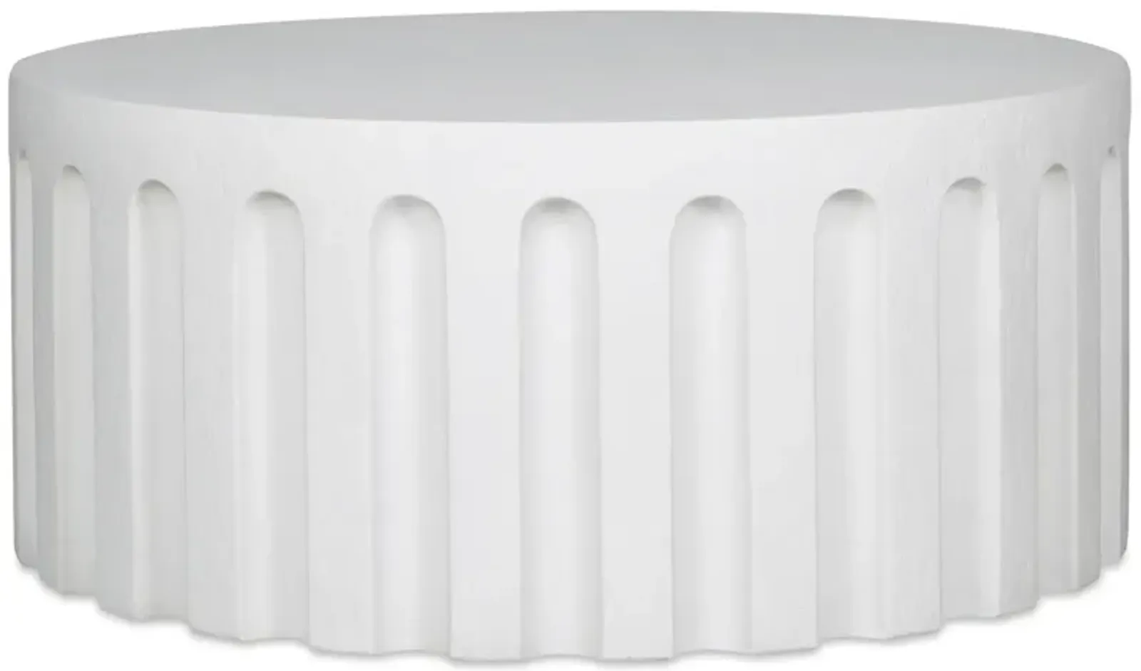 Eris Outdoor Coffee Table White