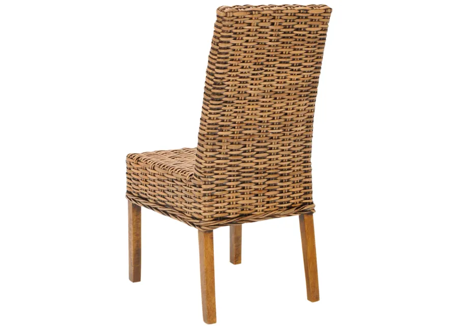 SANIBEL 18''H RATTAN SIDE CHAIR (SET OF 2)