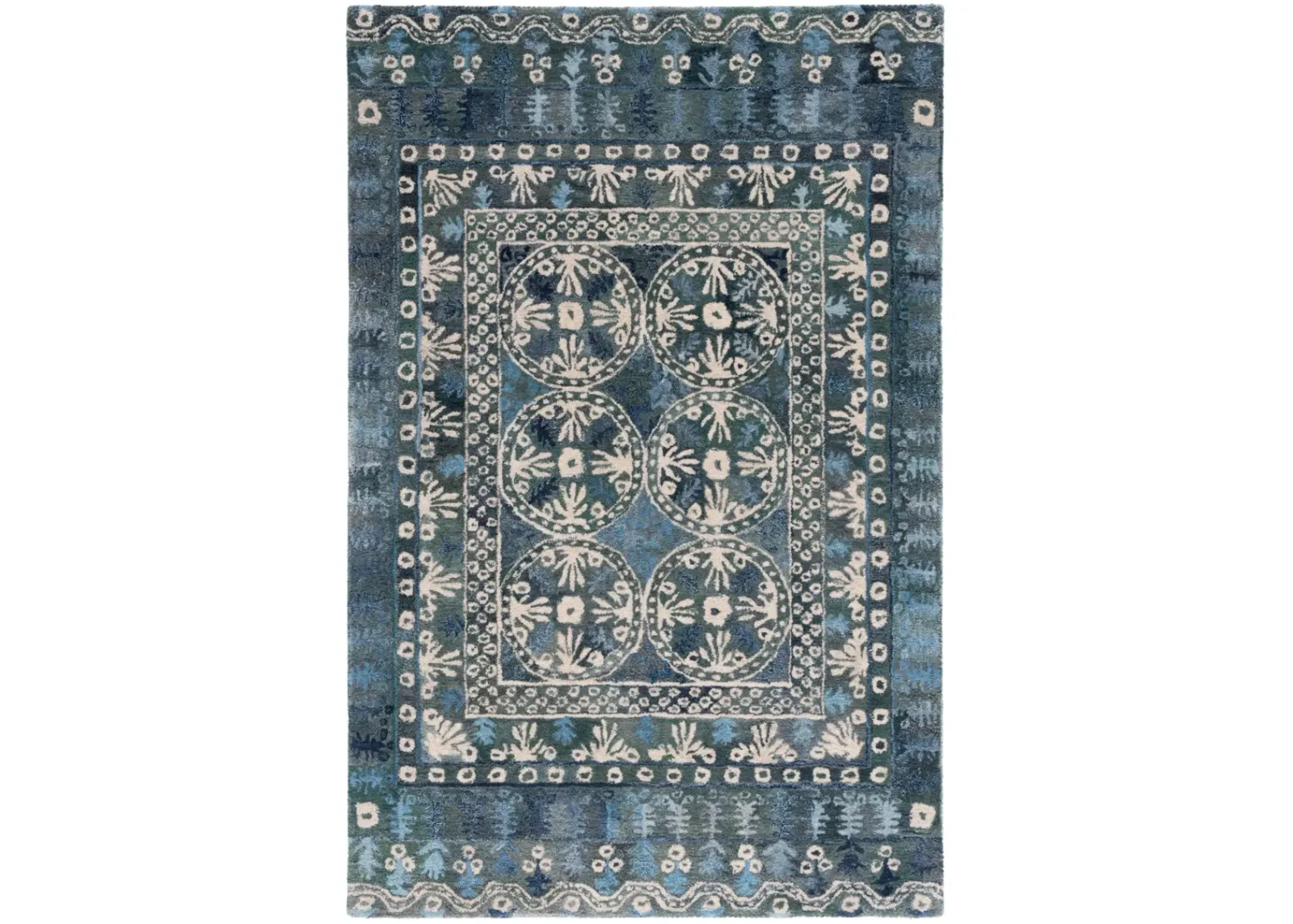 ANATOLIA 410 NAVY  4' x 6' Small Rectangle Rug