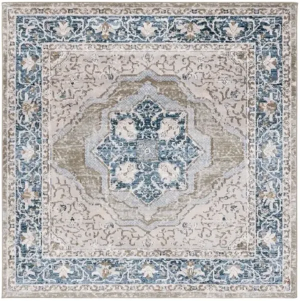 ROSEWOOD 110  Green 6'-7' X 6'-7' Square Square Rug
