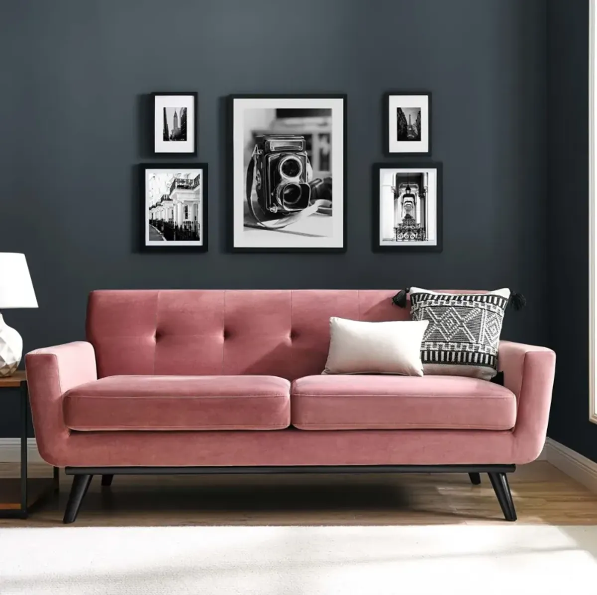 Engage Performance Velvet Loveseat