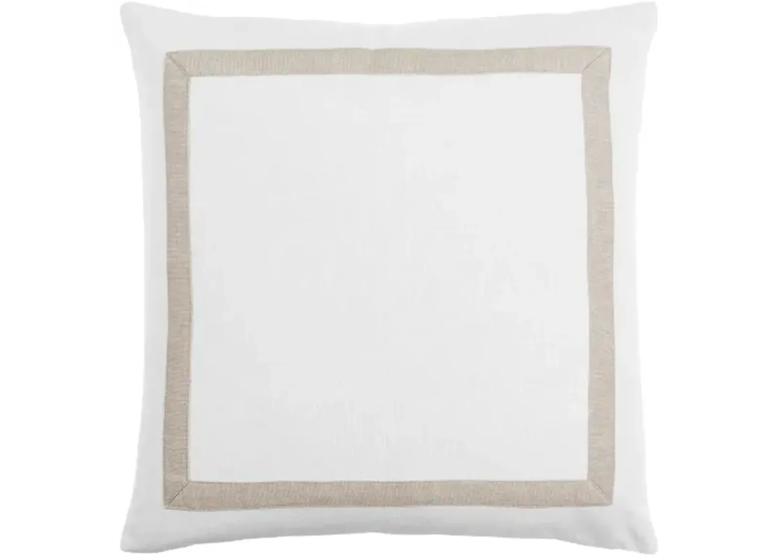 Ritzy RIZ-001 20"L x 20"W Accent Pillow  - Down Insert