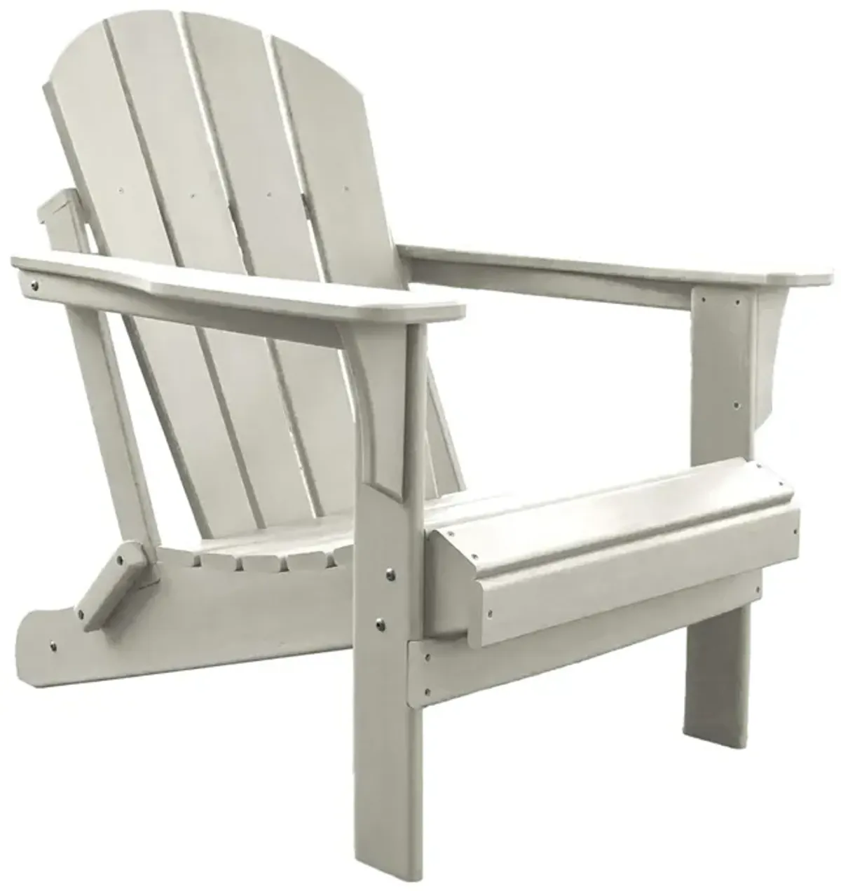 Panama Jack Polyresin Folding White Adirondack Chair