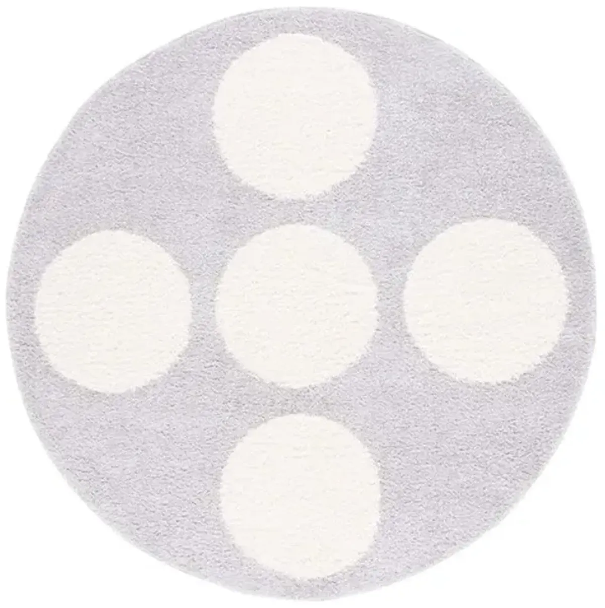 NORWAY 208 Grey 6'-7' X 6'-7' Round Round Rug