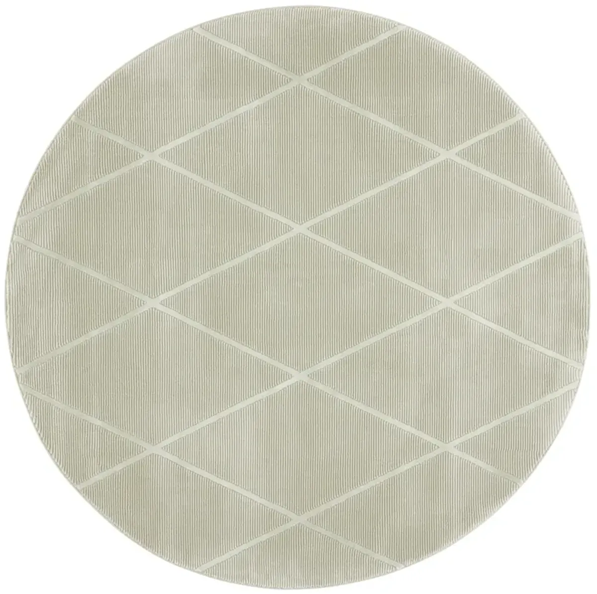REVIVE 104 SAGE 6'-7' x 6'-7' Round Round Rug