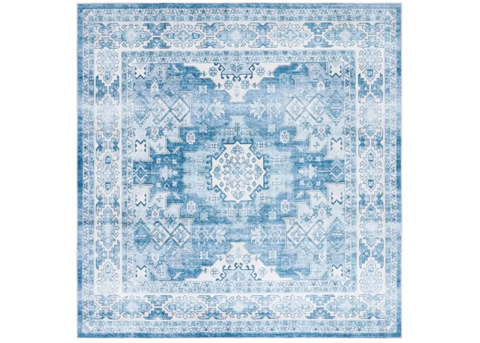 ARIZONA 512 LIGHT BLUE  6' x 6' Square Square Rug