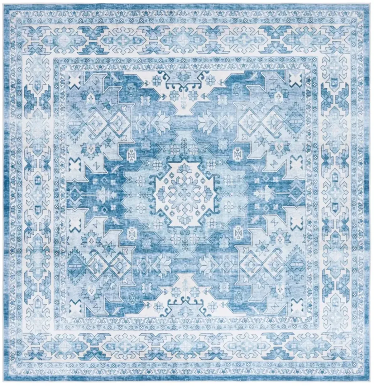 ARIZONA 512 LIGHT BLUE  6' x 6' Square Square Rug