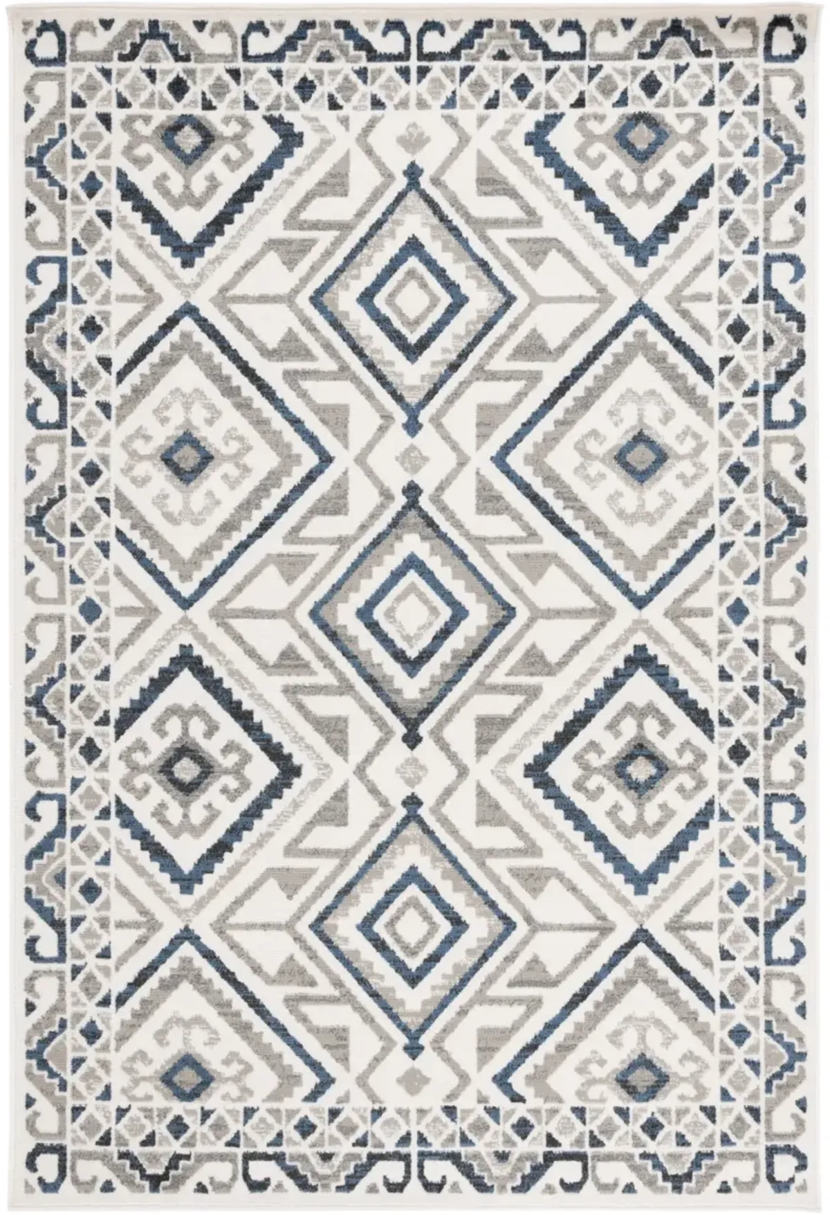 PYRAMID 221 IVORY  9' x 12' Large Rectangle Rug