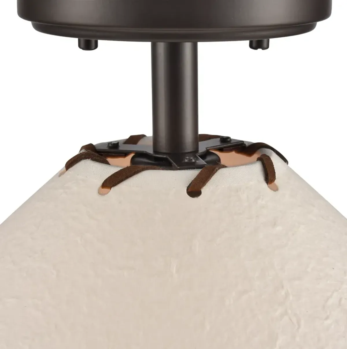 Marion 14'' Wide 1-Light Semi Flush Mount - Oil Rubbed Bronze