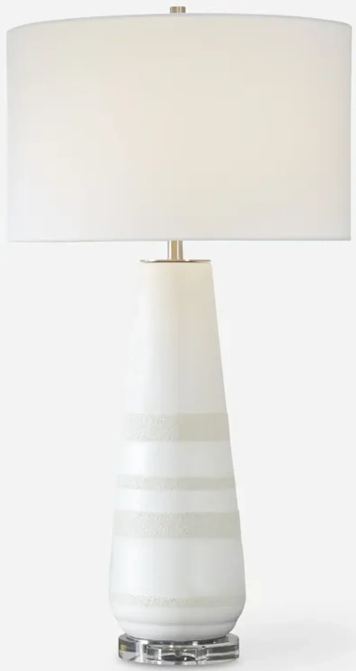 Santino Crackled Ivory Table Lamp