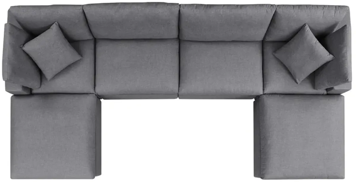 Commix 6-Piece Sunbrella� Outdoor Patio Sectional Sofa