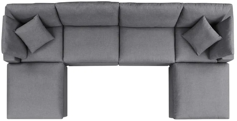 Commix 6-Piece Sunbrella� Outdoor Patio Sectional Sofa