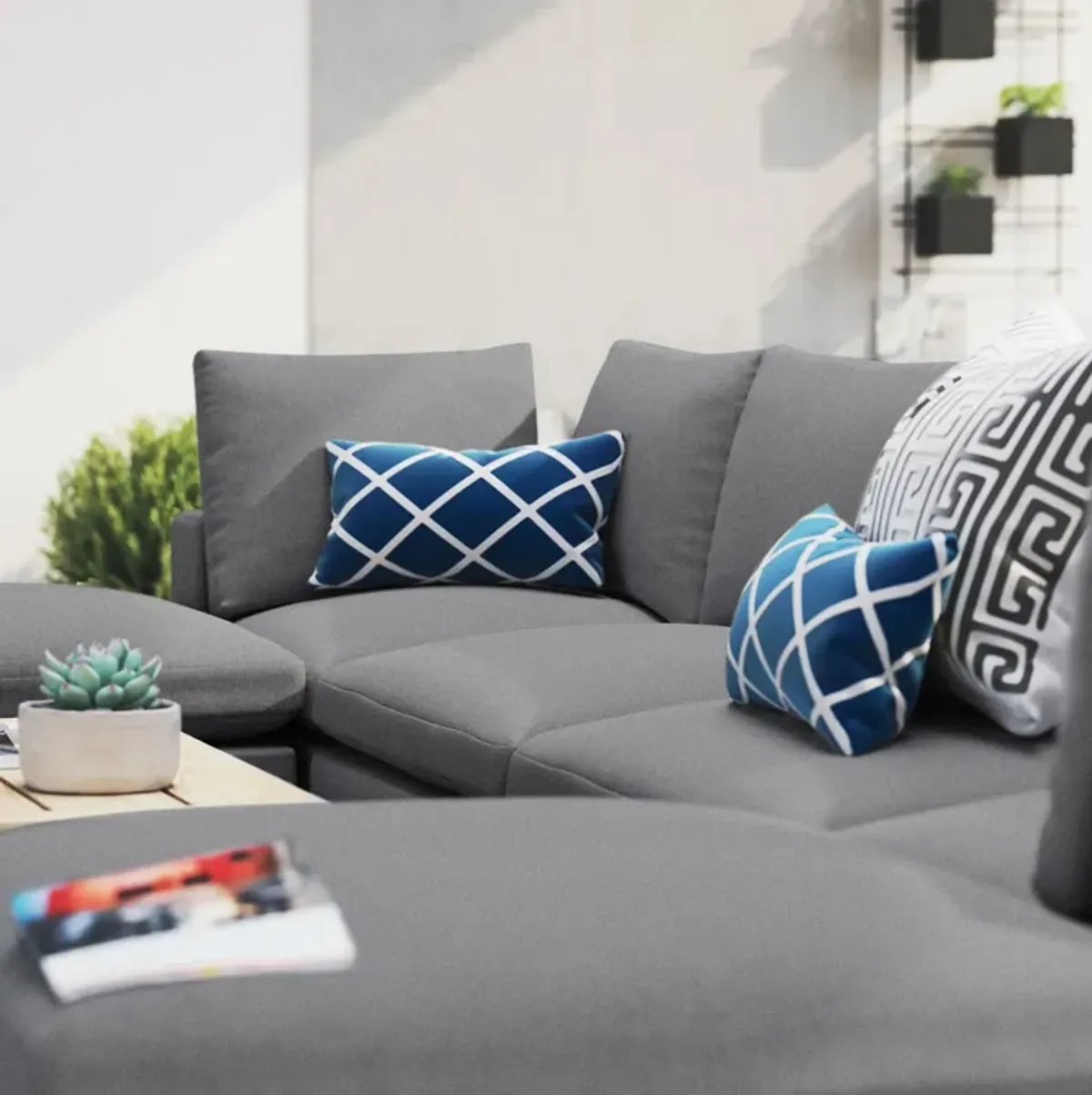 Commix 6-Piece Sunbrella� Outdoor Patio Sectional Sofa