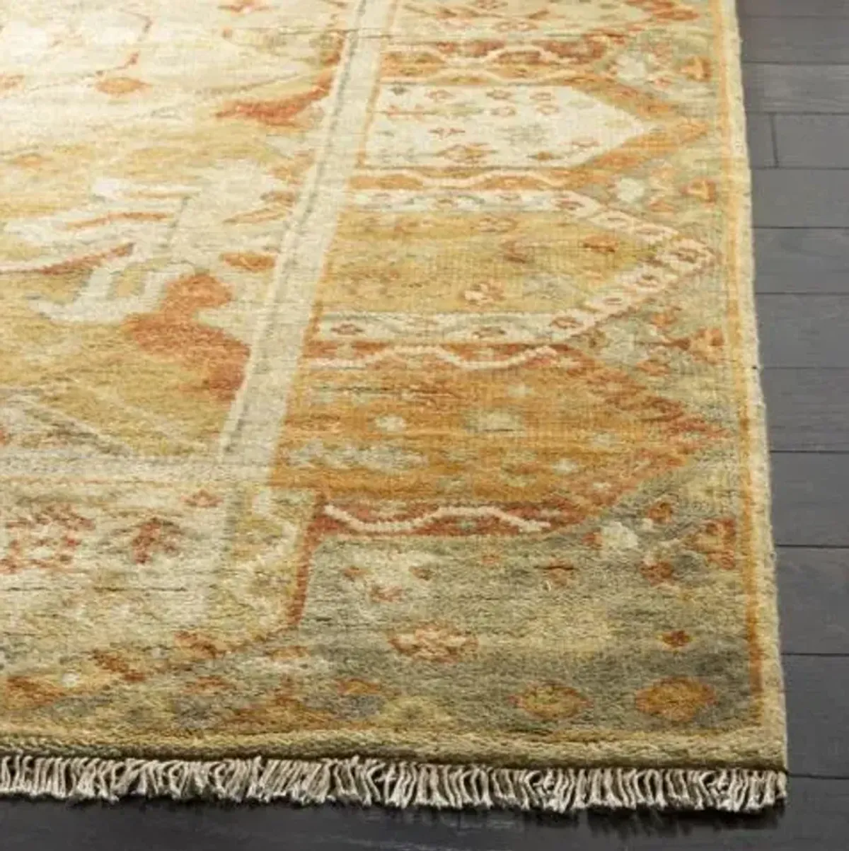 OSH561 Brown 10' X 14' Large Rectangle Rug