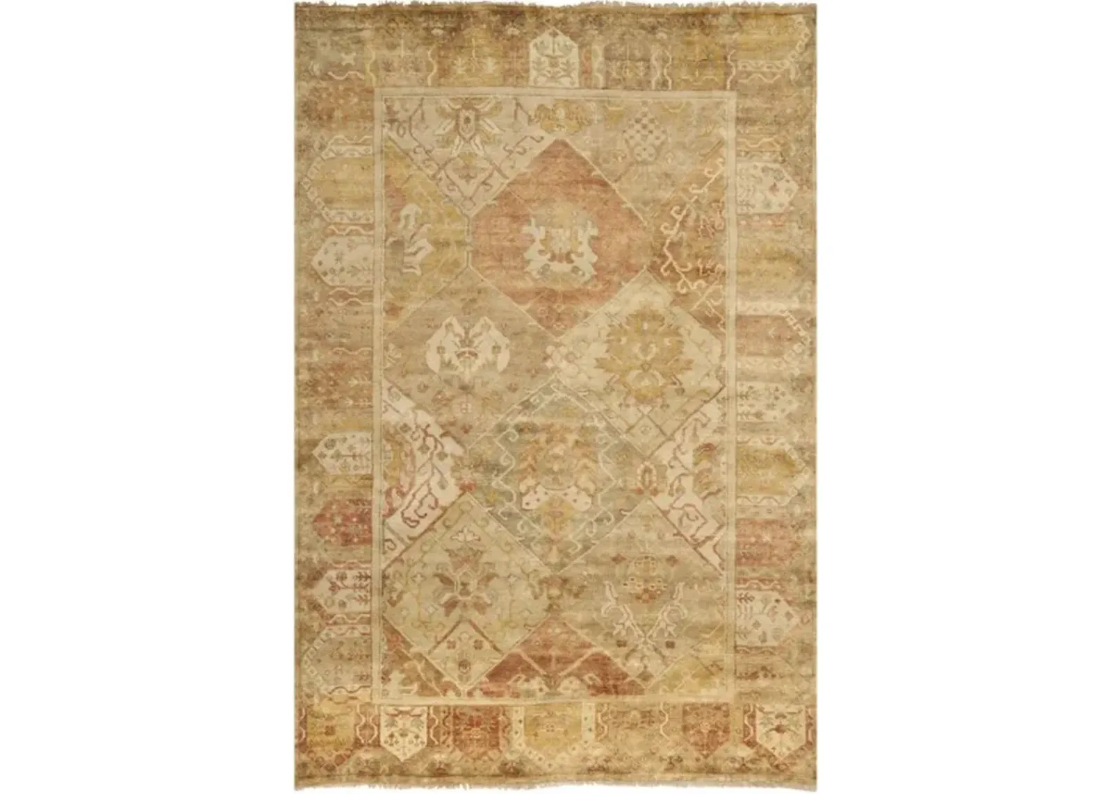 OSH561 Brown 10' X 14' Large Rectangle Rug