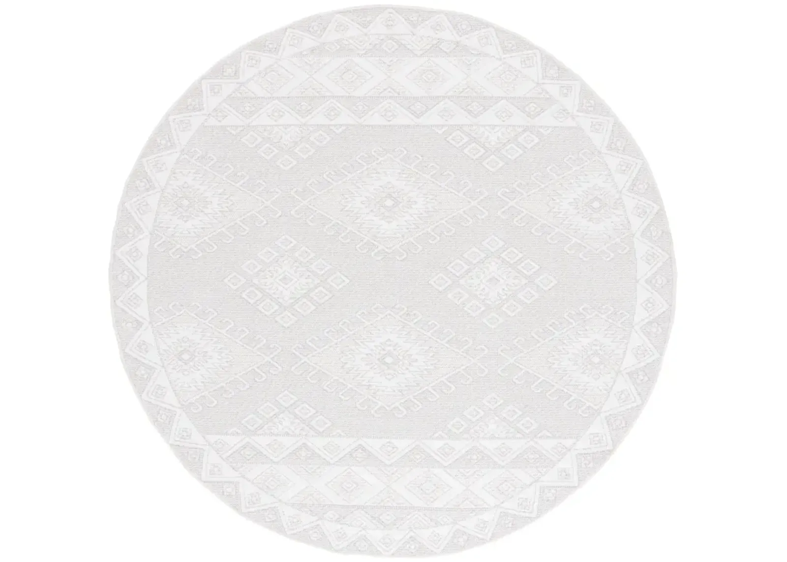 PRAIRIE 300 BEIGE  6'-7' x 6'-7' Round Round Rug