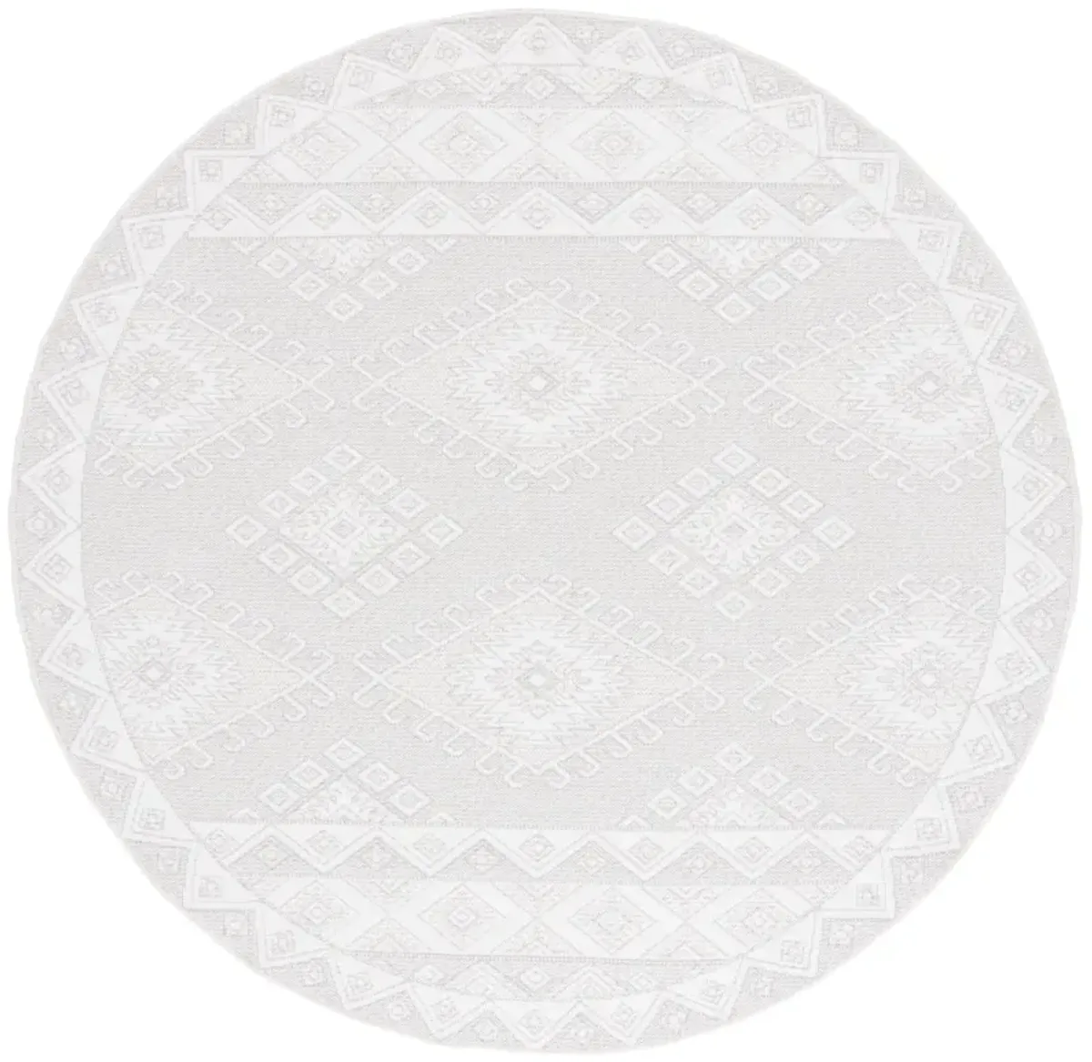 PRAIRIE 300 BEIGE  6'-7' x 6'-7' Round Round Rug