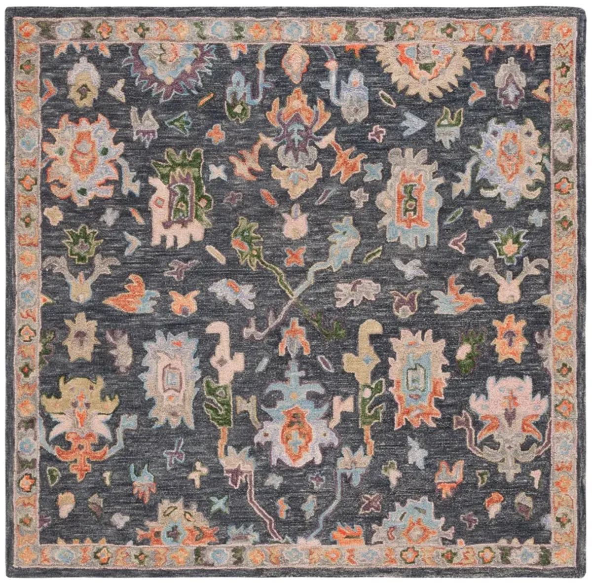 BLOSSOM Hand Tufted 6' x 6' Square area rug