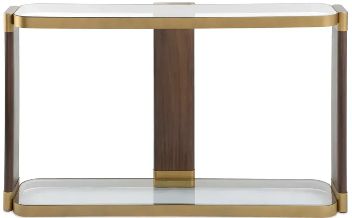 Ryles Glass Console Table