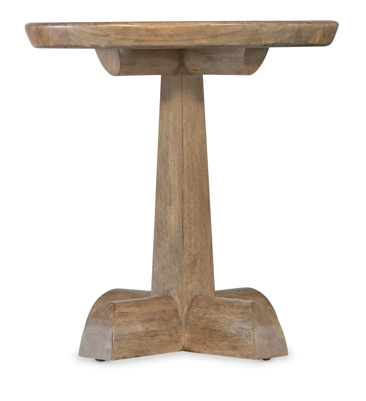 Vineyard Row Round Pedestal End Table