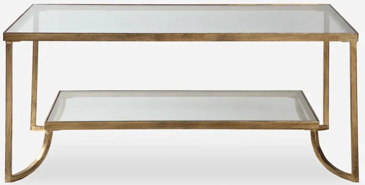 Katina Gold Leaf Coffee Table