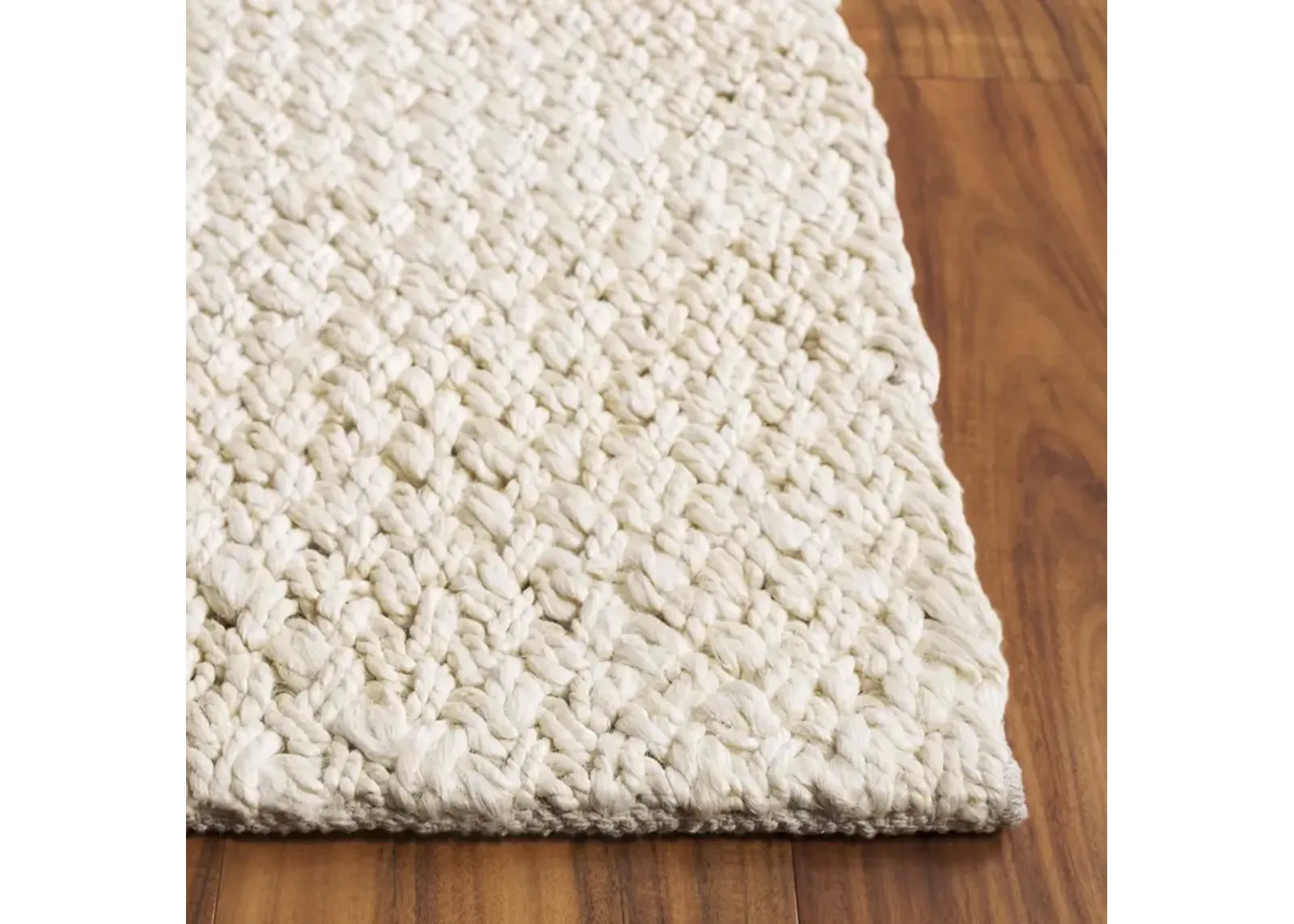 NATURAL FIBER 876 BLEACH  6' x 6' Square Square Rug