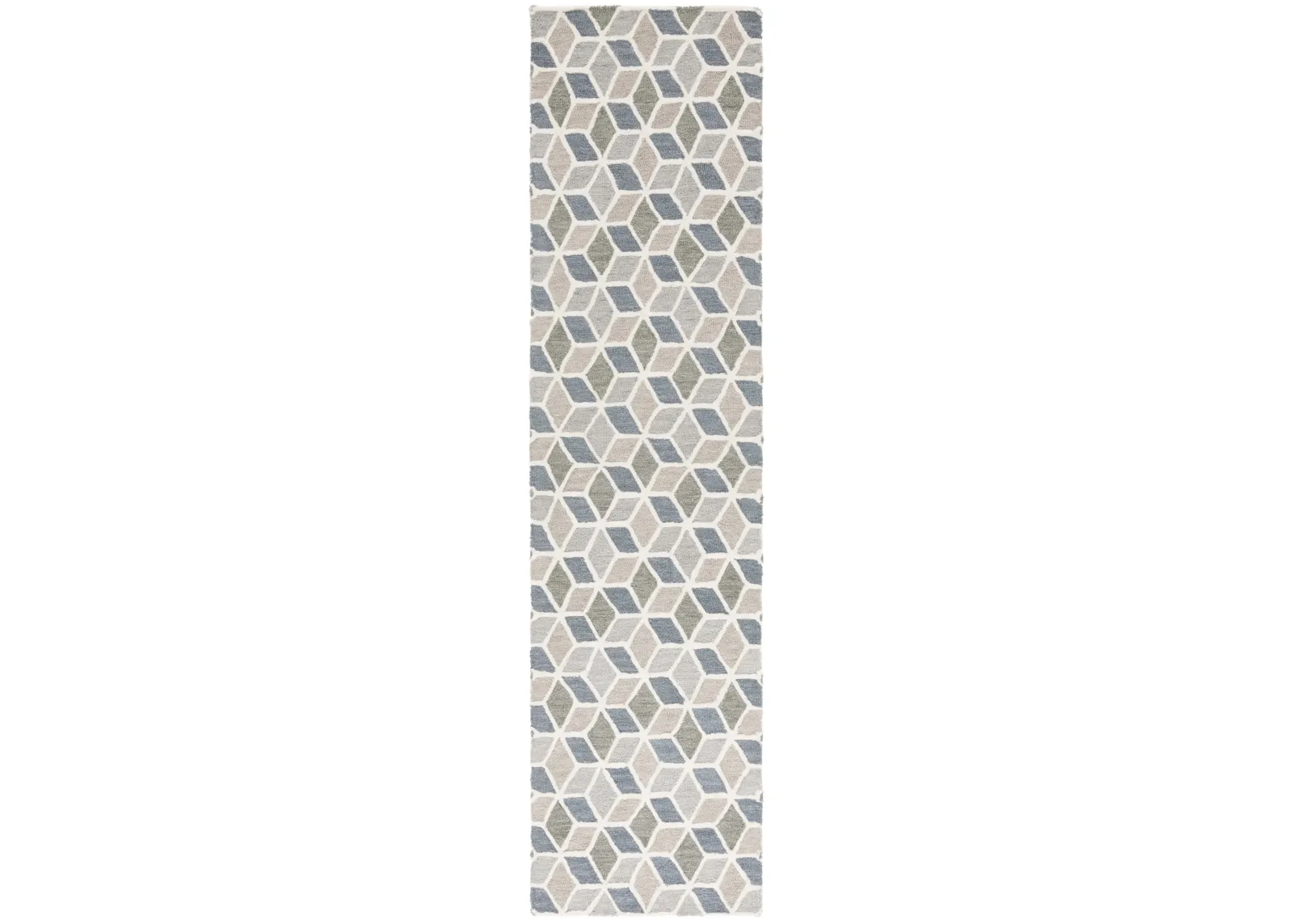 EBONY 656 IVORY  2'-3' x 9' Runner Rug