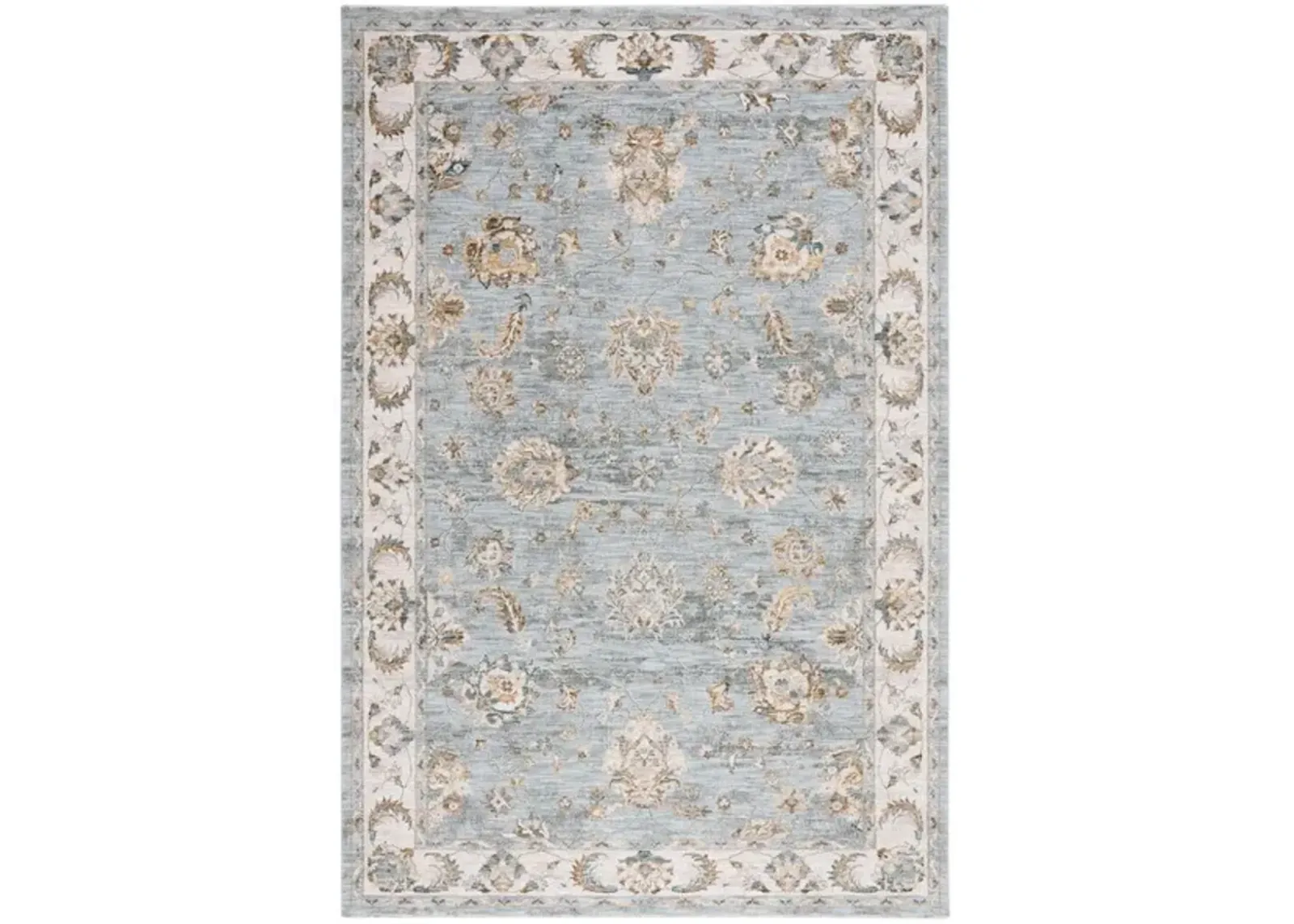 HAMILTON 106 Blue 8' X 10' Large Rectangle Rug