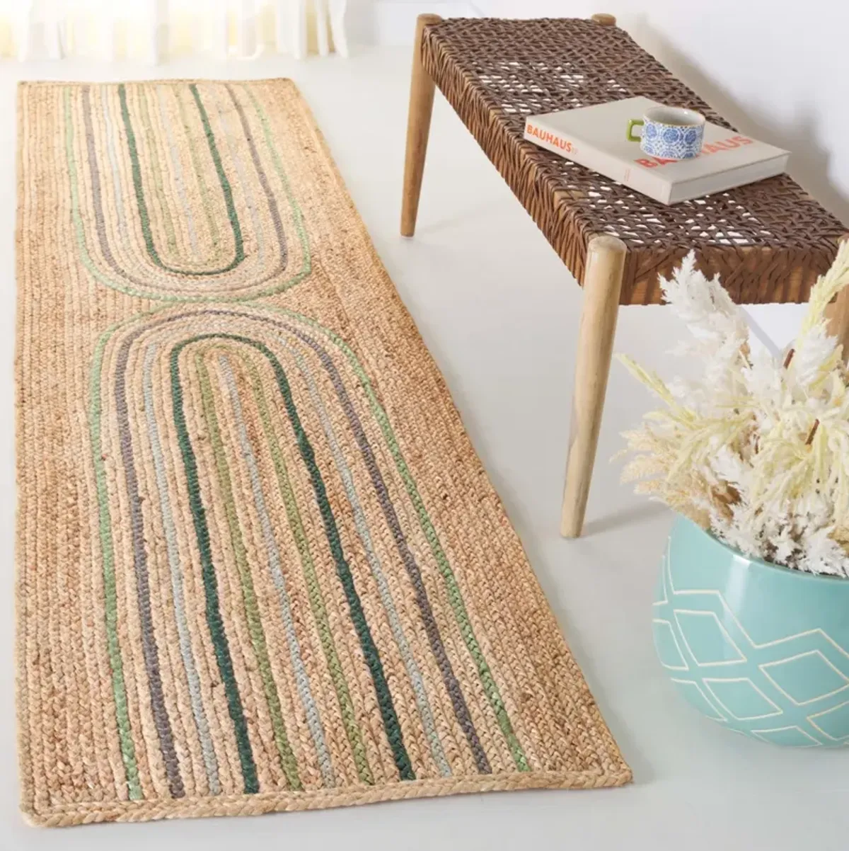 NATURAL FIBER 894 NATURAL  2'-3' x 9' Runner Rug