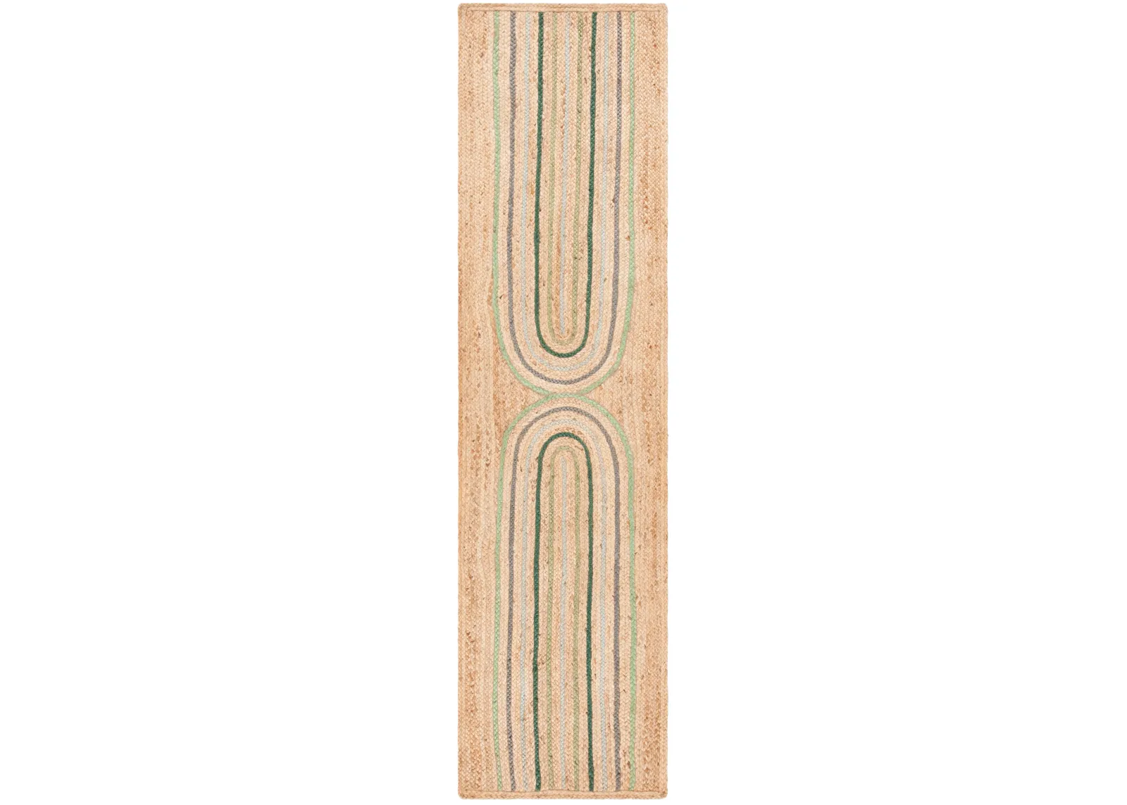 NATURAL FIBER 894 NATURAL  2'-3' x 9' Runner Rug