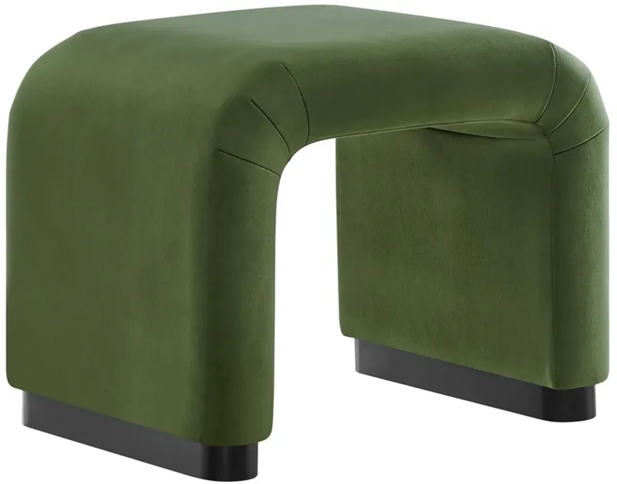 Koda Performance Velvet Waterfall Stool by Modway