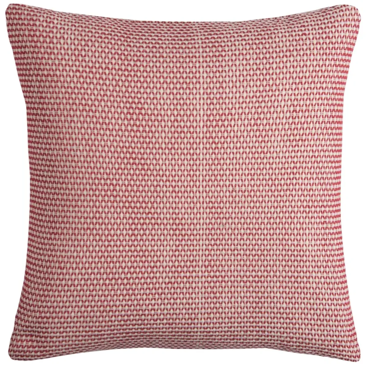 Geometric Red Pillow