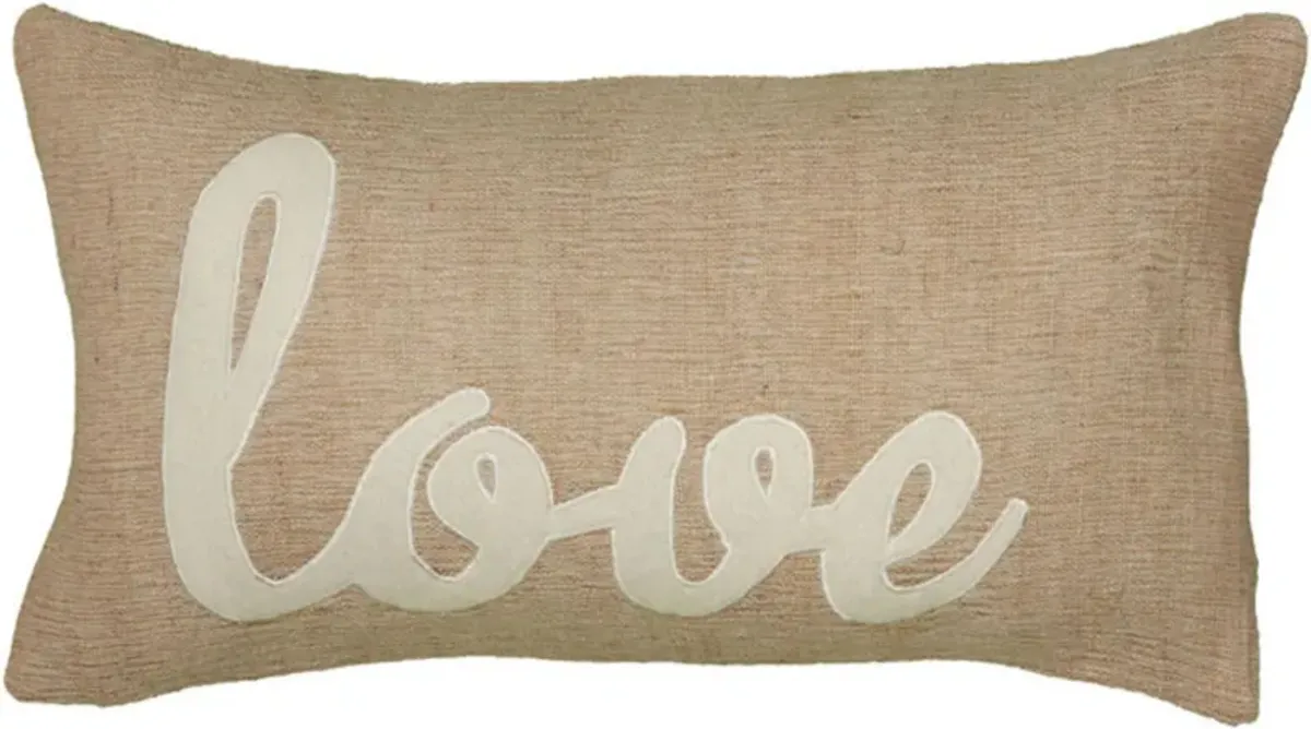 SENTIMENT Word Brown  Pillow