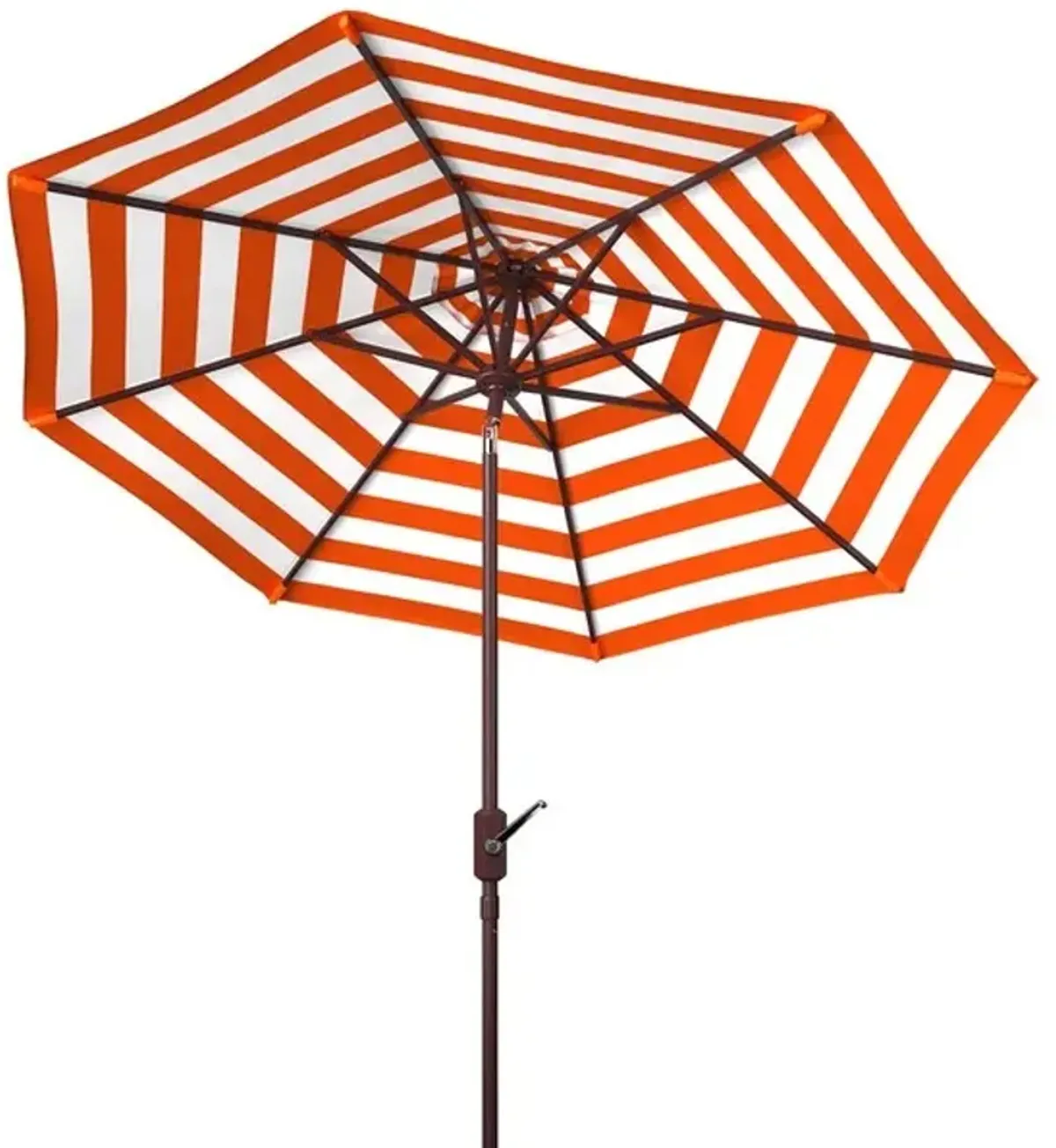 ATHENS INSIDE OUT STRIPED 9FT CRANK OUTDOOR AUTO TILT UMBRELLA