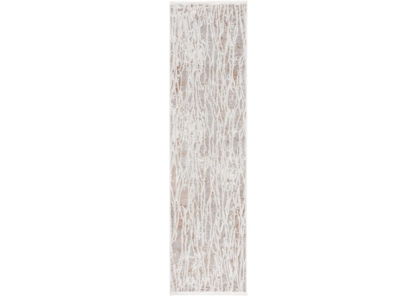 MILA 232 BEIGE  2'-2' x 8' Runner Rug