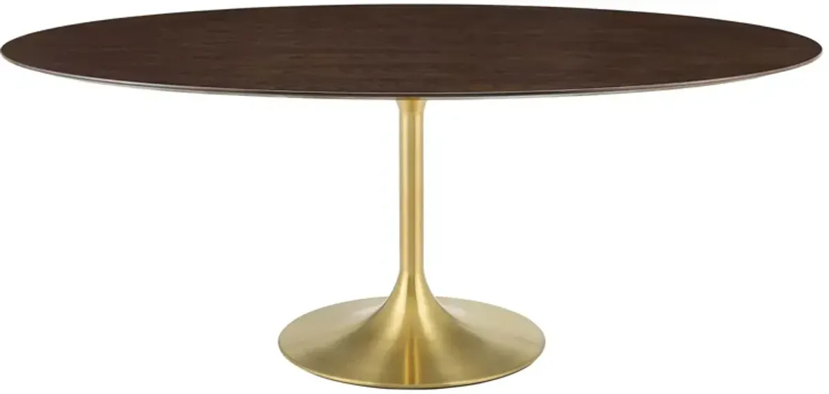 Lippa 78" Oval Wood Dining Table