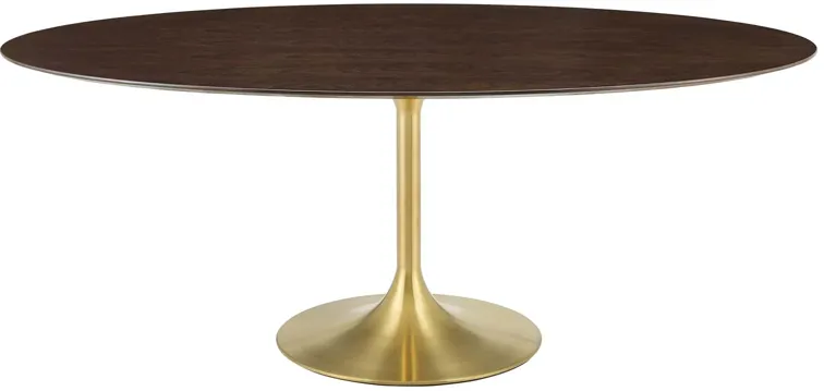 Lippa 78" Oval Wood Dining Table