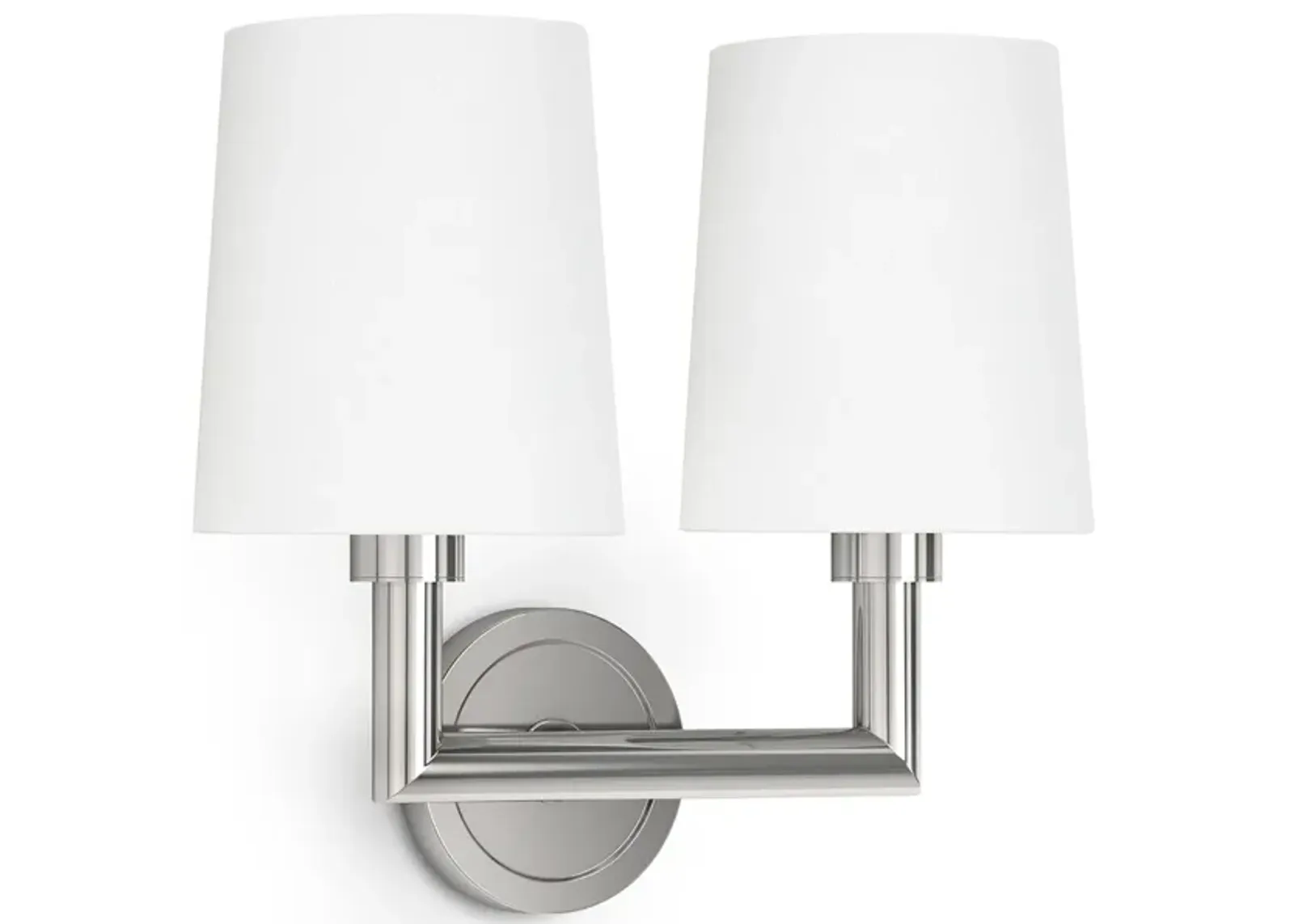 Legend Sconce Double (Polished Nickel)