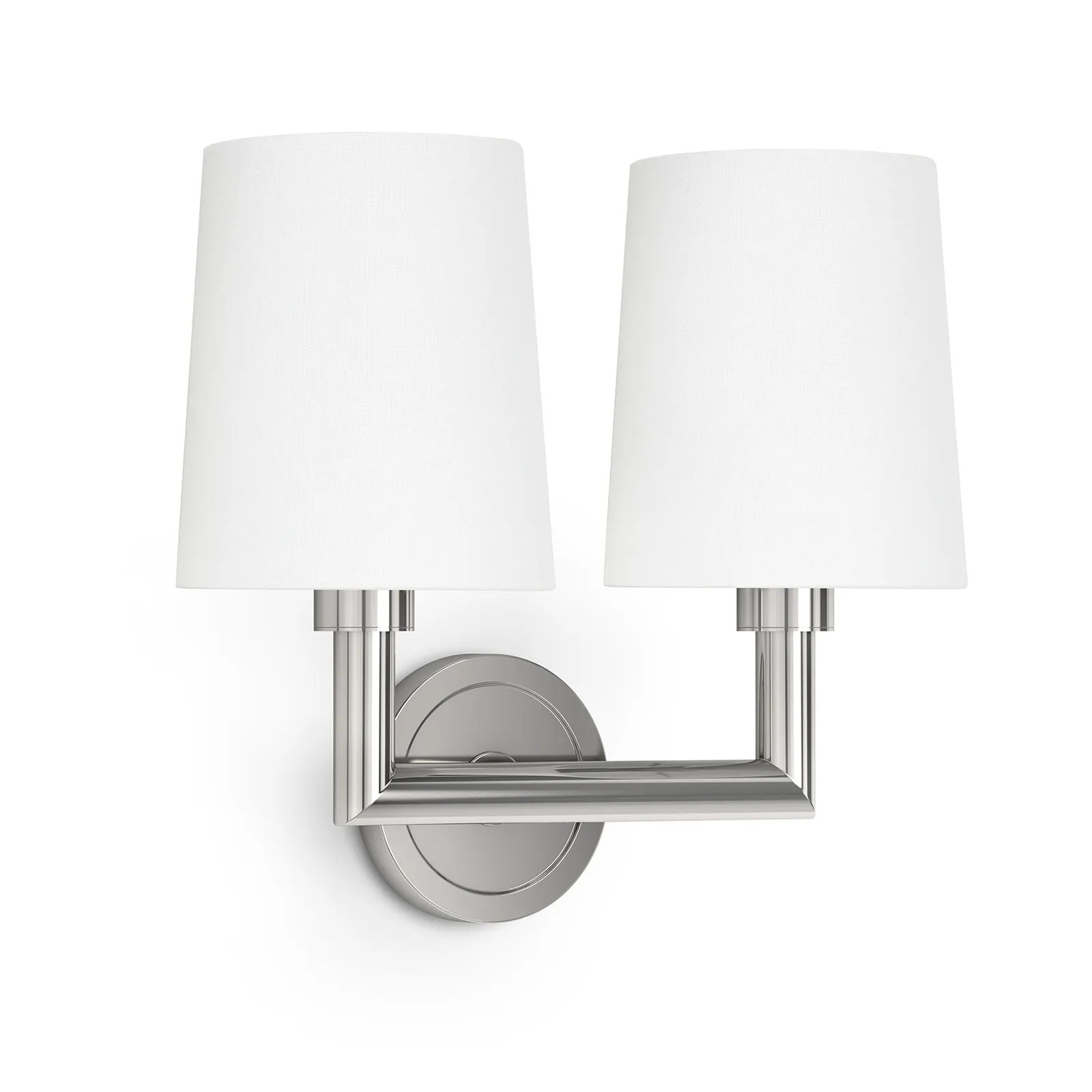 Legend Sconce Double (Polished Nickel)