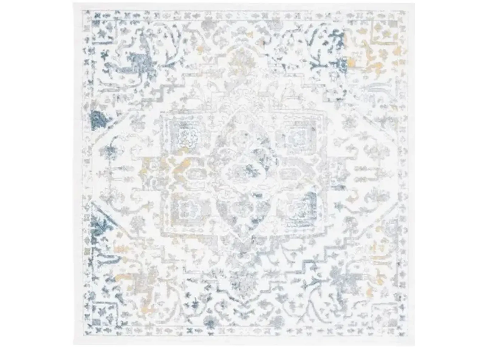 LAYLA 112  Blue 6'-7' X 6'-7' Square Square Rug