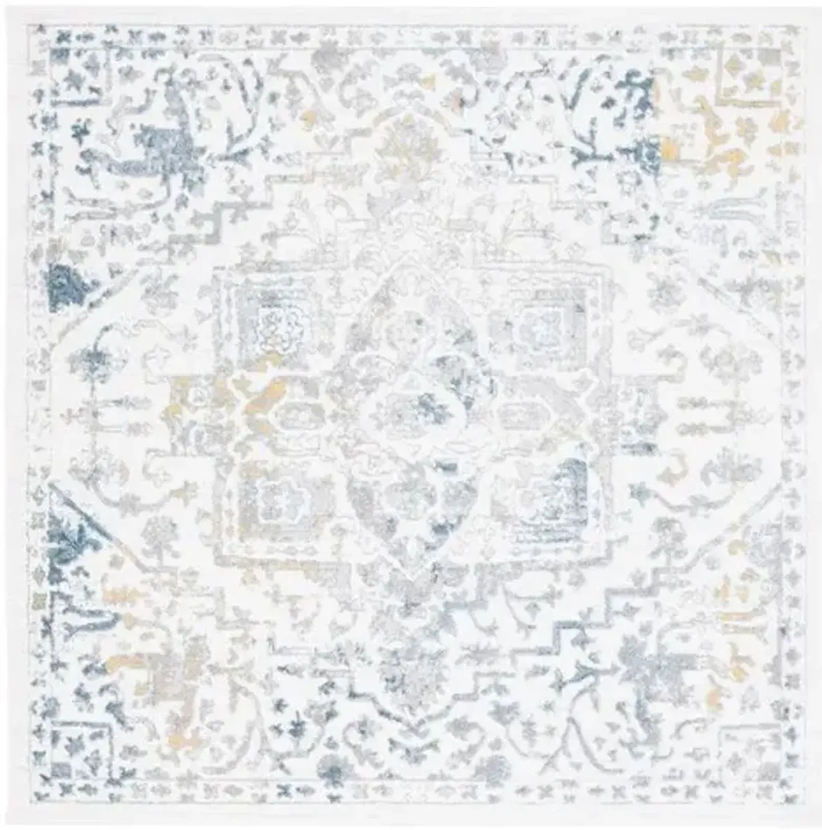 LAYLA 112  Blue 6'-7' X 6'-7' Square Square Rug