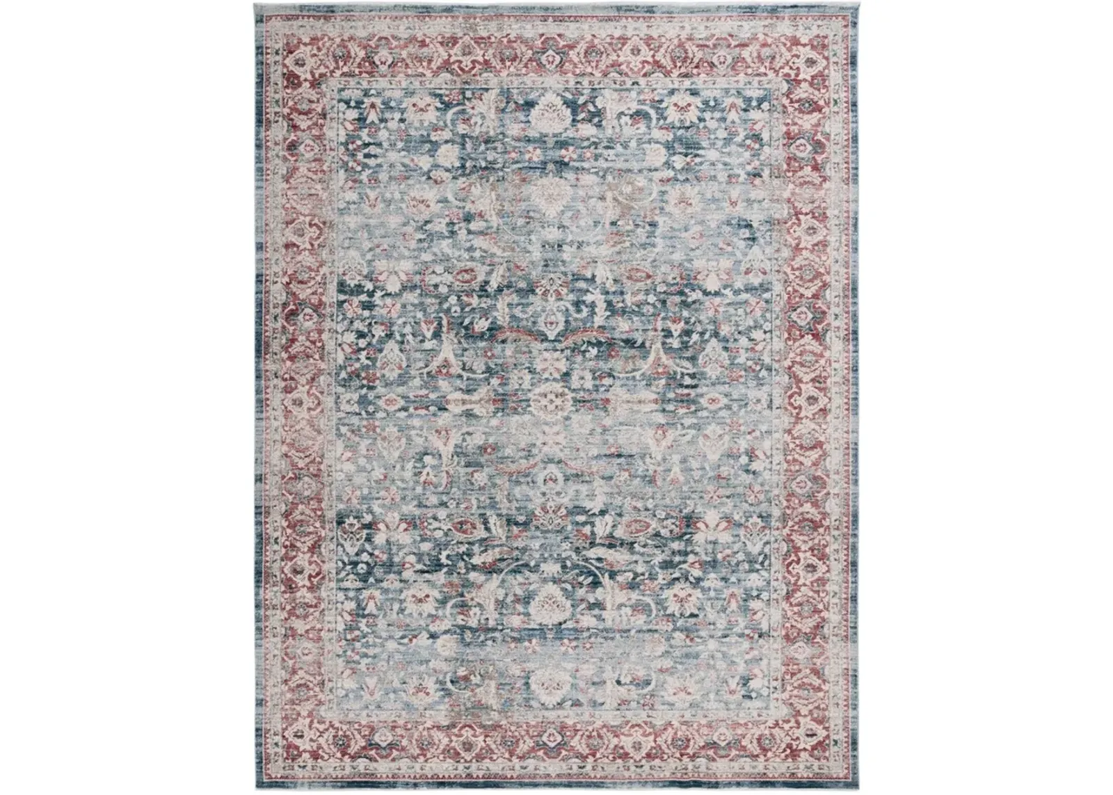 ANTIQUE PATINA 640 Blue 5'-3' X 7'-7' Medium Rectangle Rug