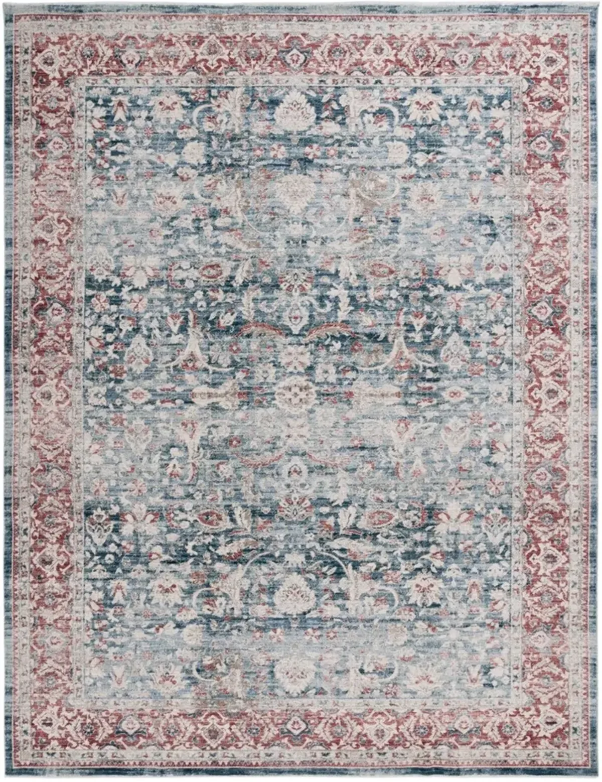 ANTIQUE PATINA 640 Blue 5'-3' X 7'-7' Medium Rectangle Rug