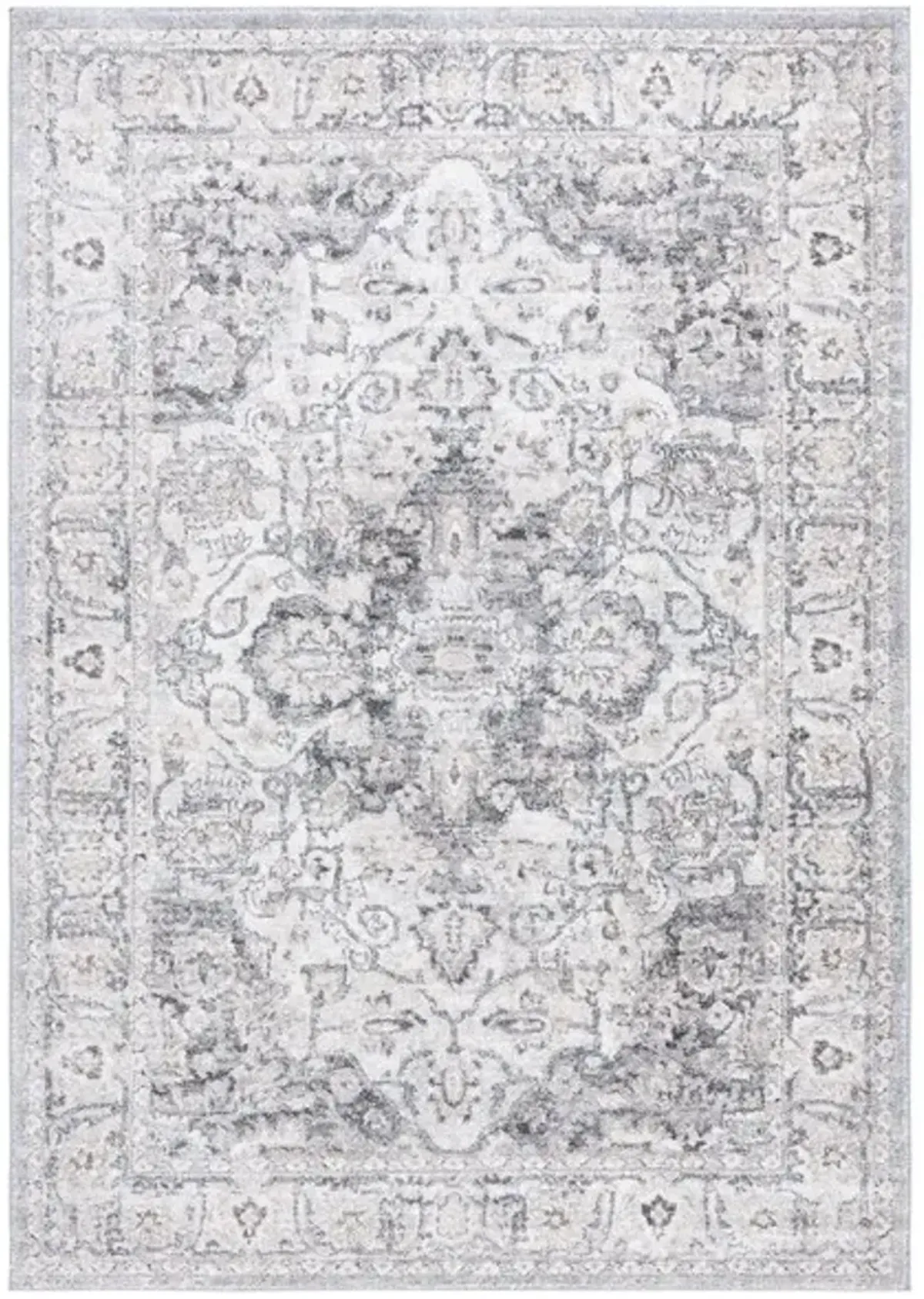 OPAL 470 Grey 9' X 12' Large Rectangle Rug