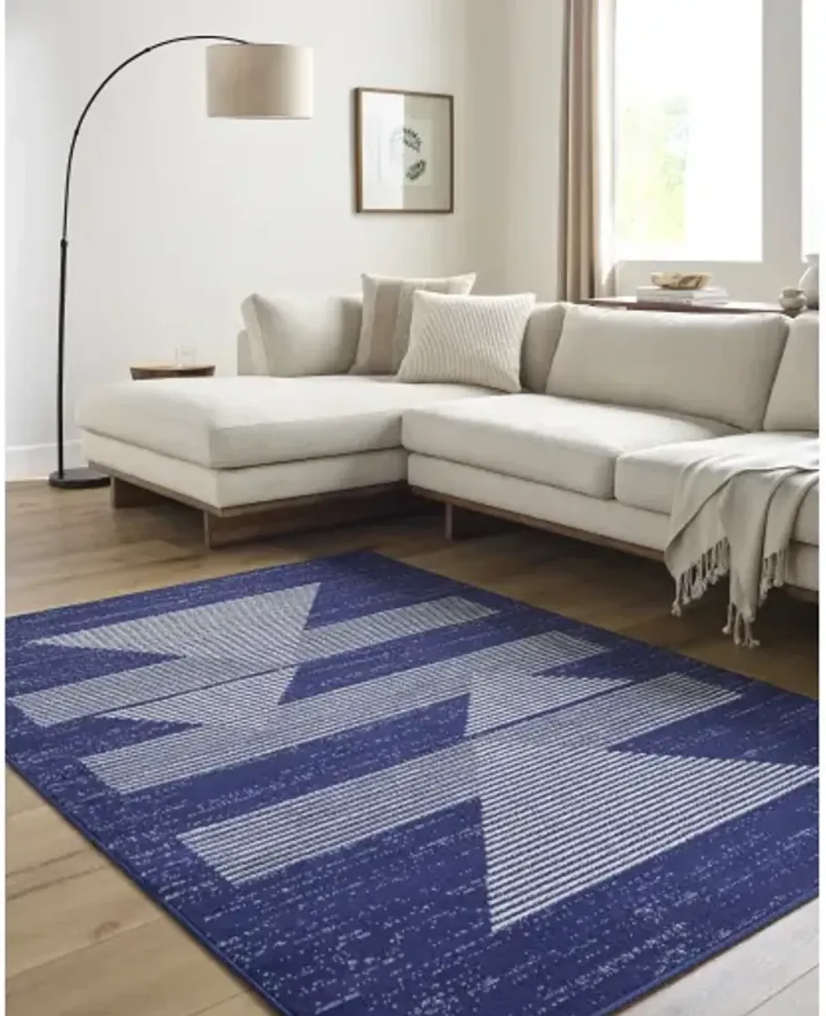 Pisa PSS-2377 6'7" x 9' Machine Woven Rug