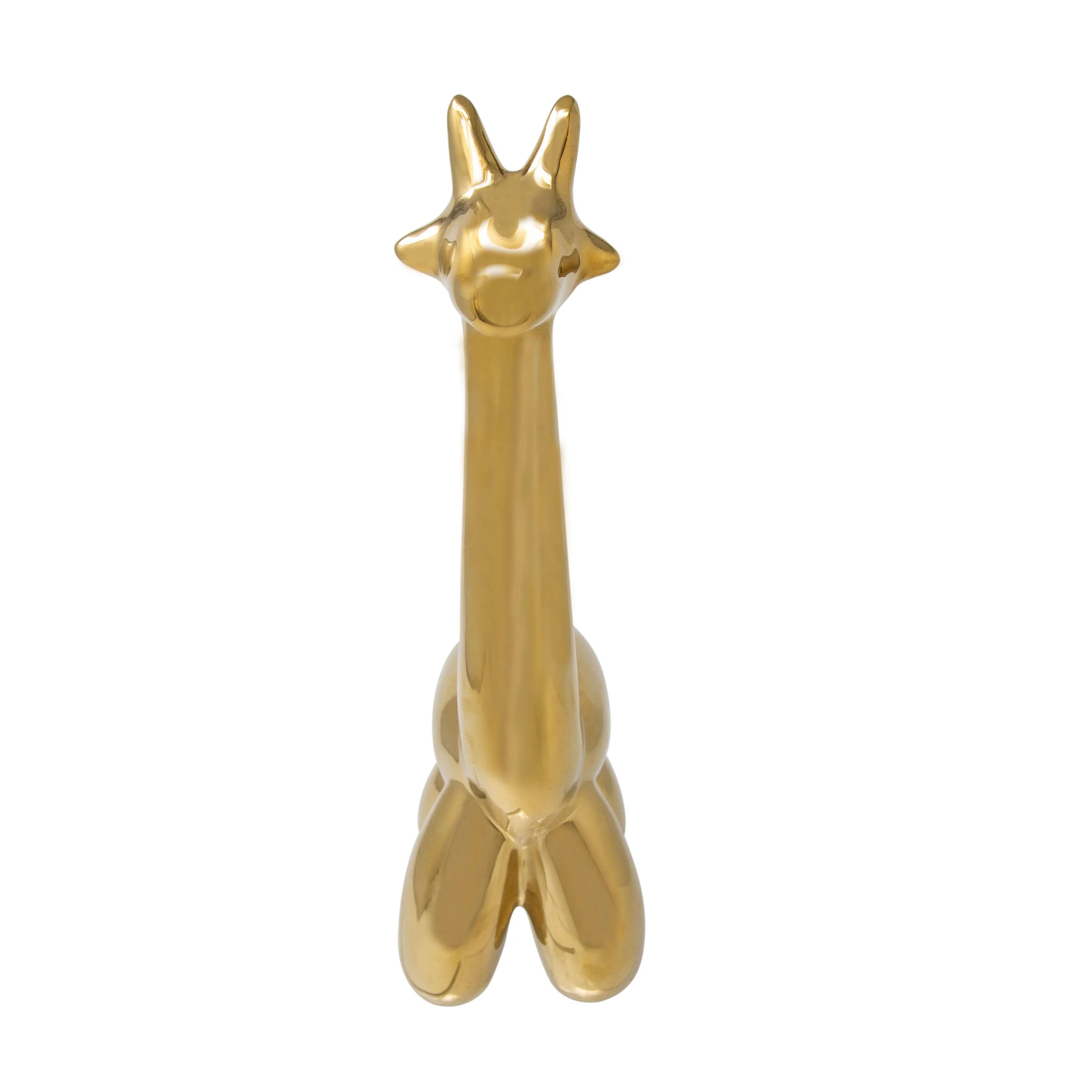 Gold Giraffe Balloon Animal